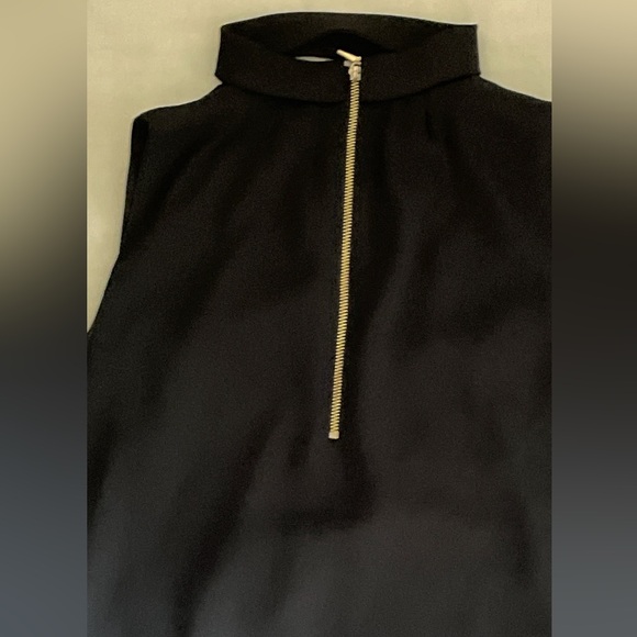 White House Black Market Classic Black Sleeveless Dress Size 0 - Picture 6 of 7